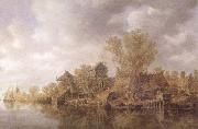 River Landscape, Jan josephsz van goyen